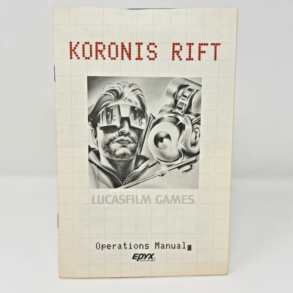 Koronis Rift Atari 400/800 Commodore 64/128 Lucasfilm Epyx Big Box CIB Tested